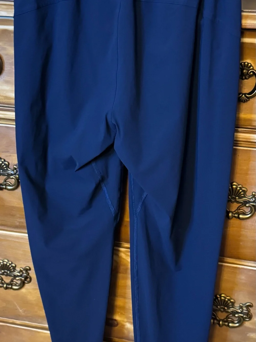 Lululemon‎ Navy Athletic Joggers Tapered Zip Hem Running Pants 4